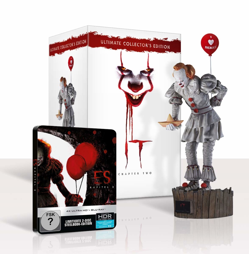 Stephen King's Es - Kapitel 2 als 4K UHD Sonderedition mit Pennywise Figur und Steelbook