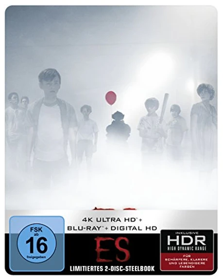 Stephen Kings Es 2017 Kapitel 1 4K Steelbook UHD Blu-ray Disc