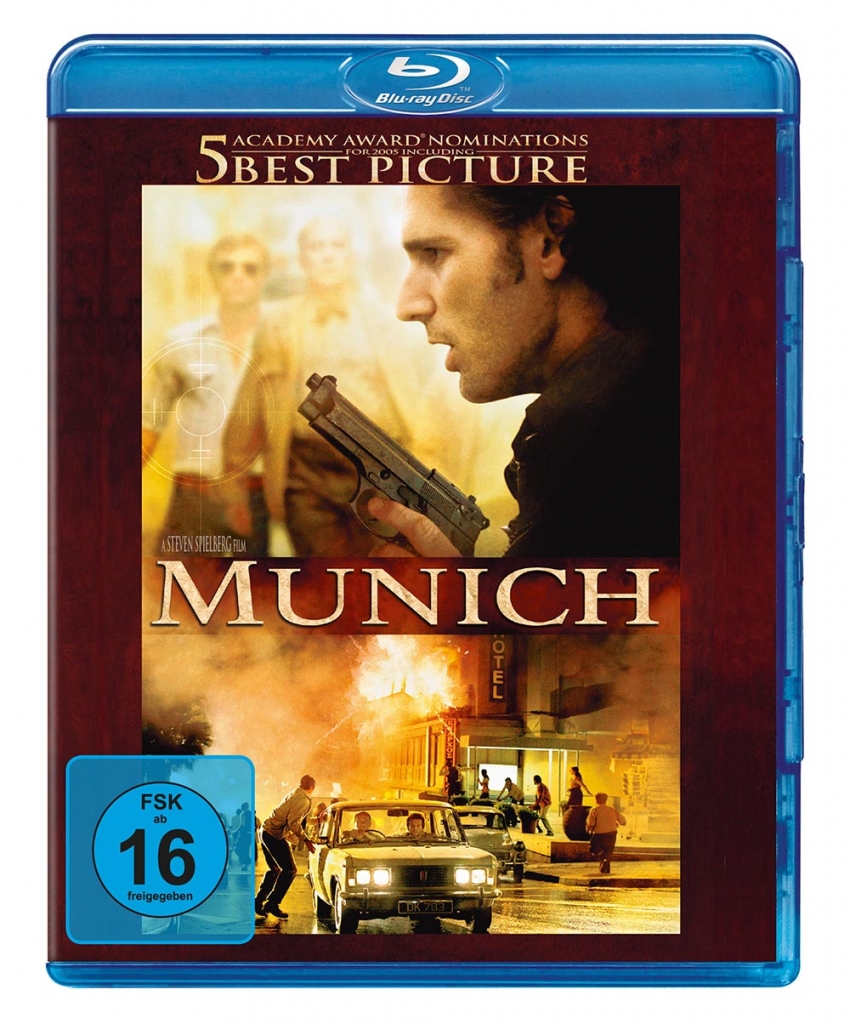 Deutsches Cover zur Blu-ray von Steven Spielbergs München