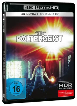 Steven Spielbergs Poltergeist 4K Blu-ray Disc Cover