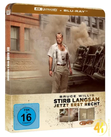Stirb Langsam: Jetzt erst recht – 4K Steelbook (UHD + Blu-ray Disc)
