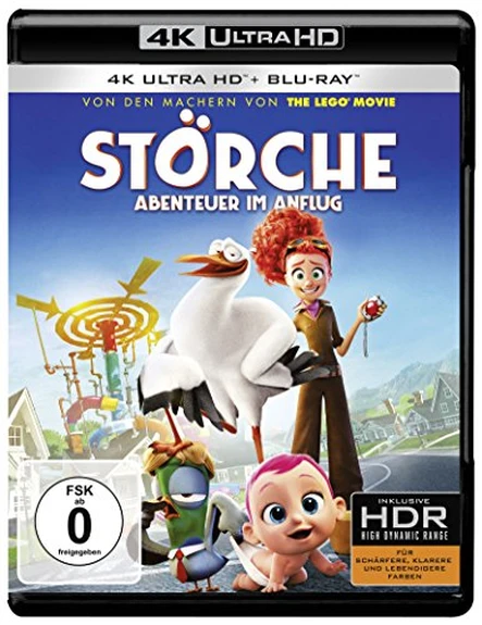 Störche Abenteuer im Anflug 4K Blu-ray UHD Blu-ray Disc