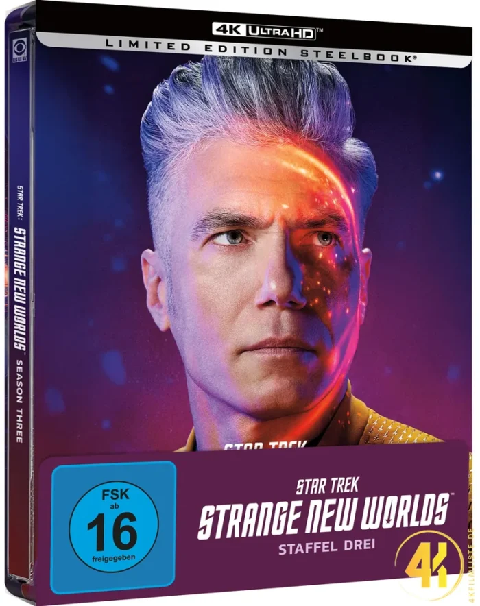 Star Trek: Strange New Worlds (Staffel 3) – 4K Steelbook (UHD Blu-ray Disc)