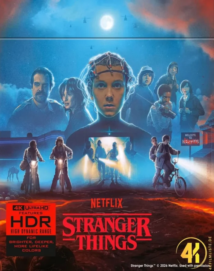 Stranger Things (Die komplette Serie) – 4K Blu-ray (UHD + Blu-ray Disc)