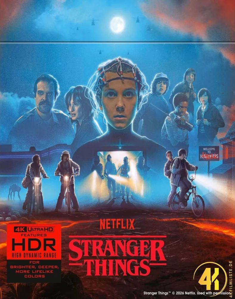 Stranger Things Deluxe Edition 4K Blu-ray Ultra HD Blu-ray Disc