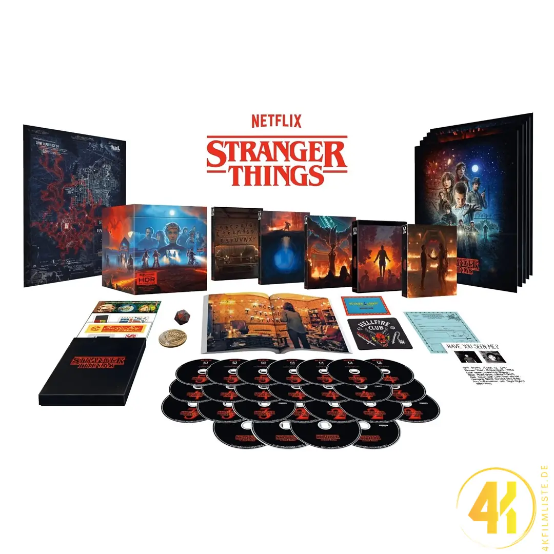 Stranger Things Die komplette Serie 4K Blu-ray Ultra HD Blu-ray Disc