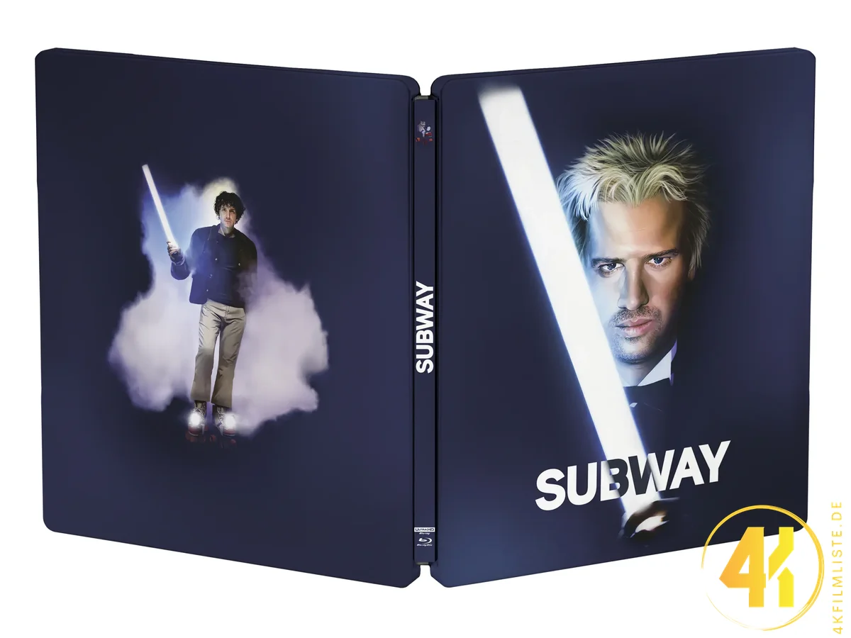 Subway Inlay und Backcover 4K Steelbook Ultra HD Blu-ray Disc