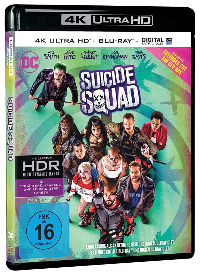 Suicide Squad – Blu-ray Extended Cut – 4K Blu-ray (UHD + Blu-ray Disc)