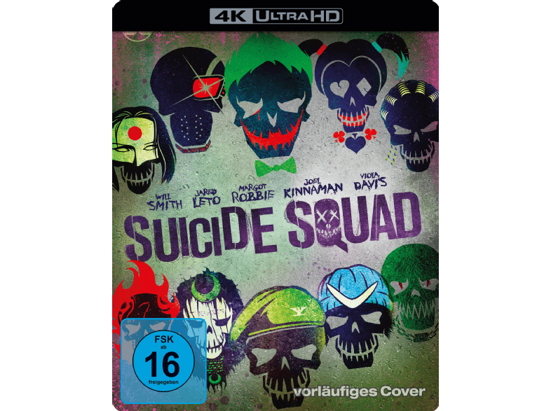 Suicide Squad Steelbook 4k Ultra HD Blu-ray Disc Extended Cut