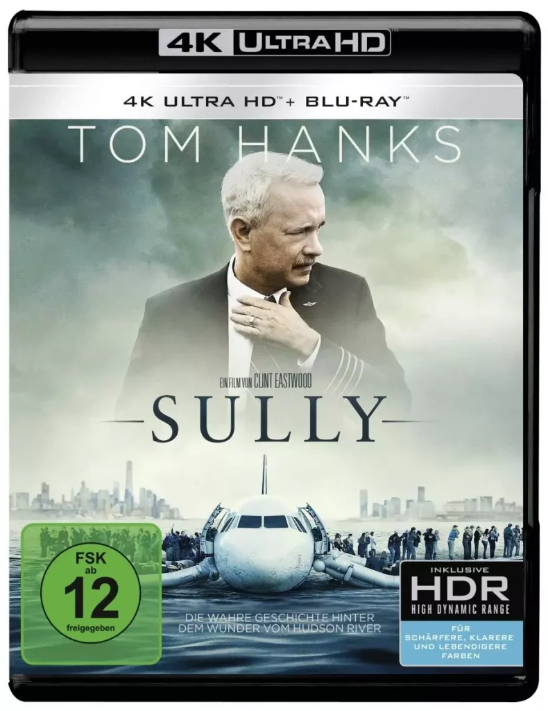 Sully 4K Blu-ray Disc mit Tom Hanks in der Hauptrolle / Regie Clint Eastwood