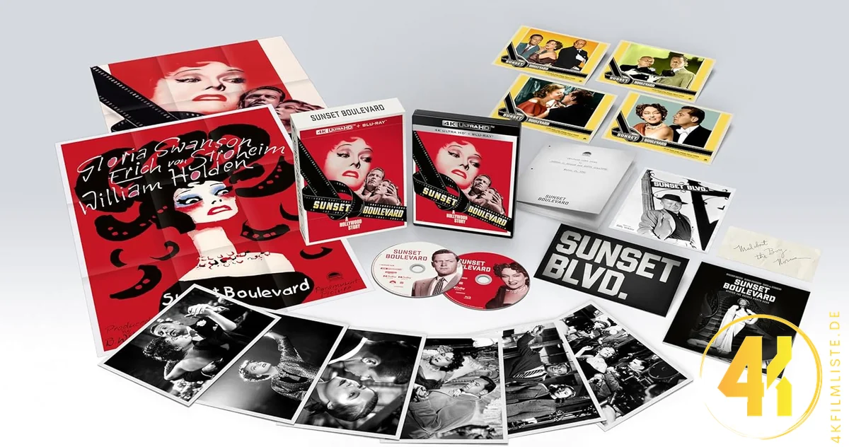 Sunset Boulevard Verpackung 4K Blu-ray UHD Keep Case Ultra HD Blu-ray Disc
