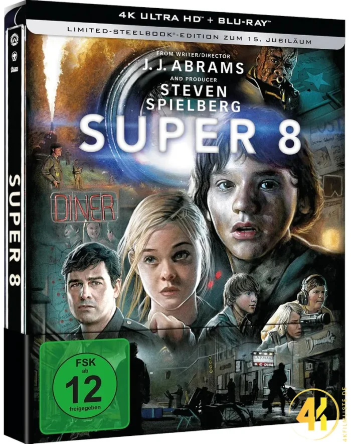 Super 8 (Neuauflage) – 4K Steelbook (UHD + Blu-ray Disc)