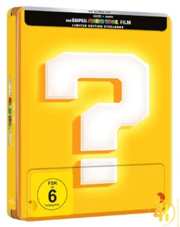 Super Mario Bros 4K Steelbook B Gelb Ultra HD Blu-ray Disc