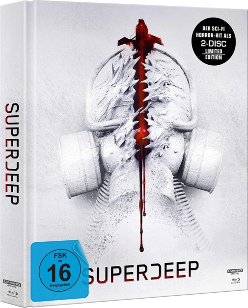 Seitenansicht Superdeep Film im 4K Limited Mediabook