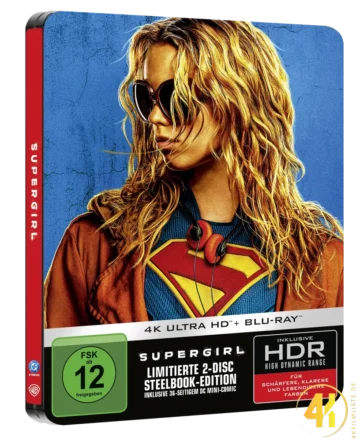 Supergirl (Cover B) – 4K Steelbook (UHD + Blu-ray Disc)