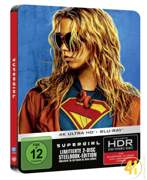 Supergirl (Cover B) – 4K Steelbook (UHD + Blu-ray Disc)