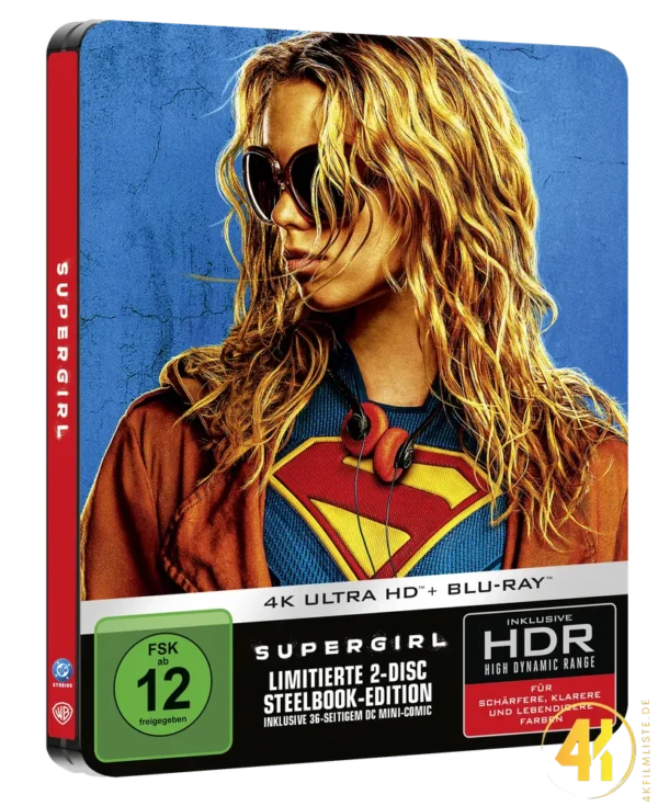 Supergirl (Cover B) – 4K Steelbook (UHD + Blu-ray Disc)