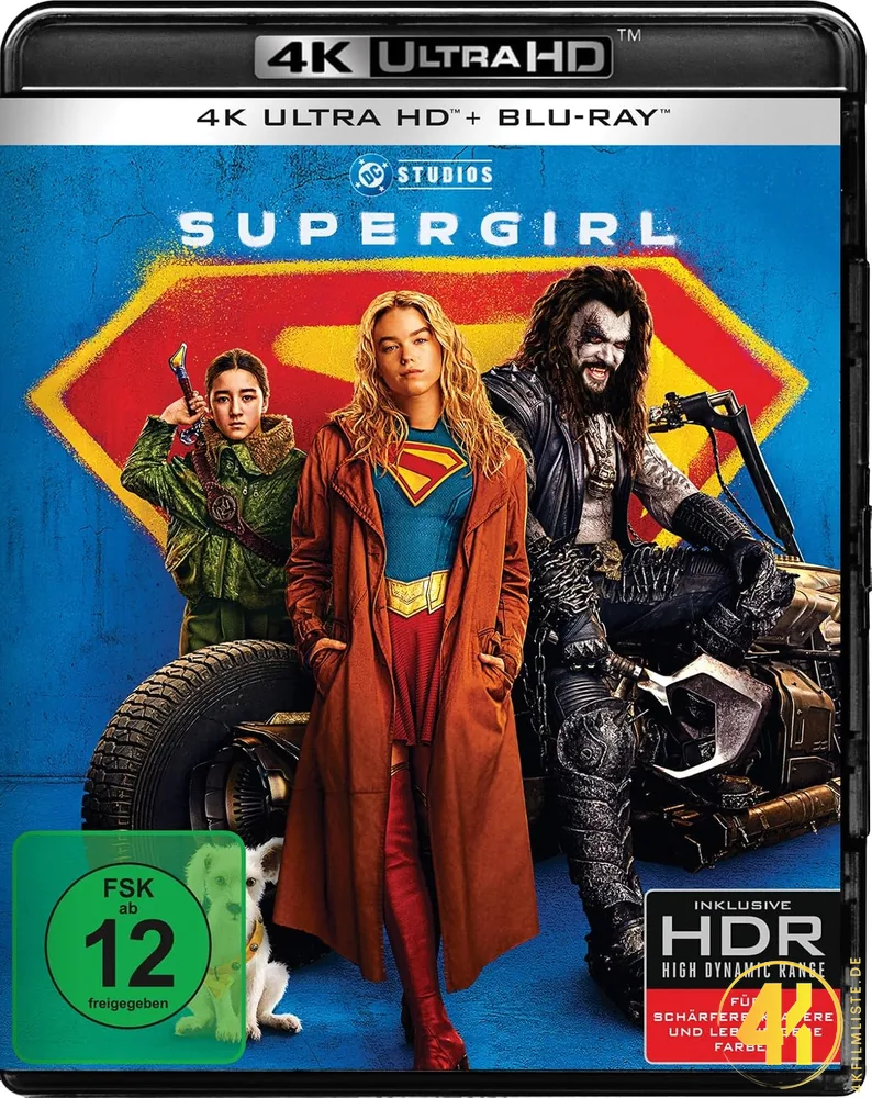 Supergirl Frontcover 4K Blu-ray Ultra HD Blu-ray Disc
