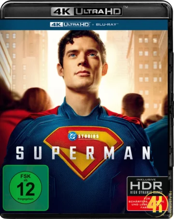 Superman (2025) – 4K Blu-ray (UHD + Blu-ray Disc)