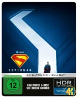Superman 2025 Cover B 4K Steelbook Ultra HD Blu-ray Disc