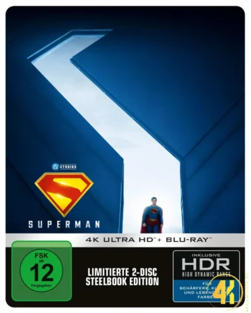 Superman (2025) (Cover B) – 4K Steelbook (UHD + Blu-ray Disc)