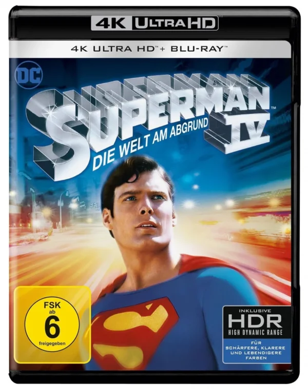 Superman IV: Die Welt am Abgrund – 4K Blu-ray (UHD + Blu-ray Disc)