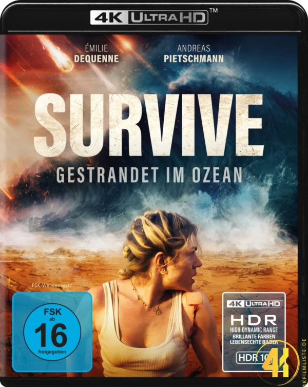 Survive: Gestrandet im Ozean – 4K Blu-ray (UHD + Blu-ray Disc)