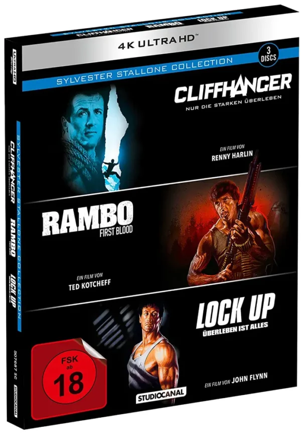 Sylvester Stallone Collection (3-Film-Edition) – 4K Blu-ray (UHD + Blu-ray Disc)