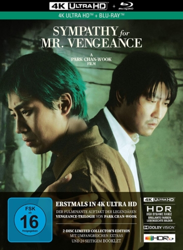 Frontcover Sympathy for Mr. Vengeance 4K Mediabook