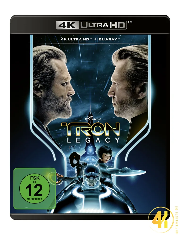 TRON Legacy 4K Blu-ray Ultra HD Blu-ray Disc