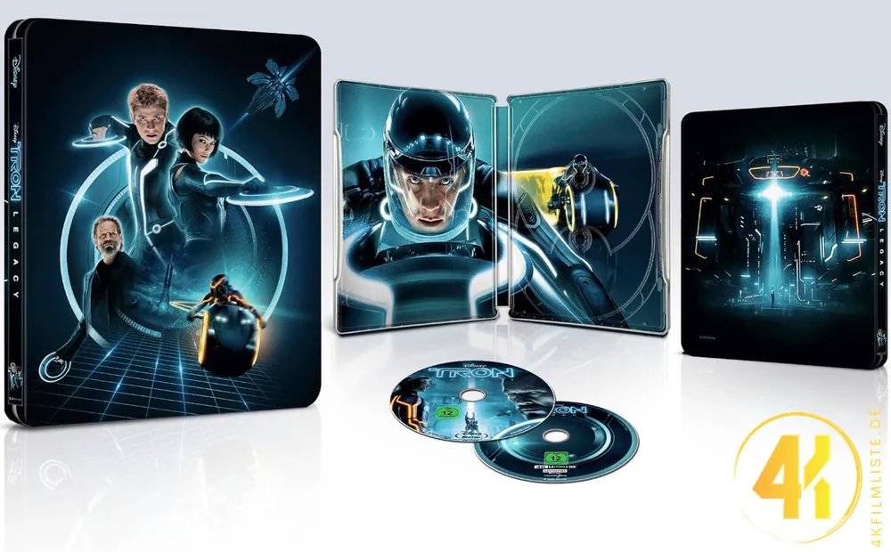 TRON Legacy 4K Steelbook Inlay Ultra HD Blu-ray Disc
