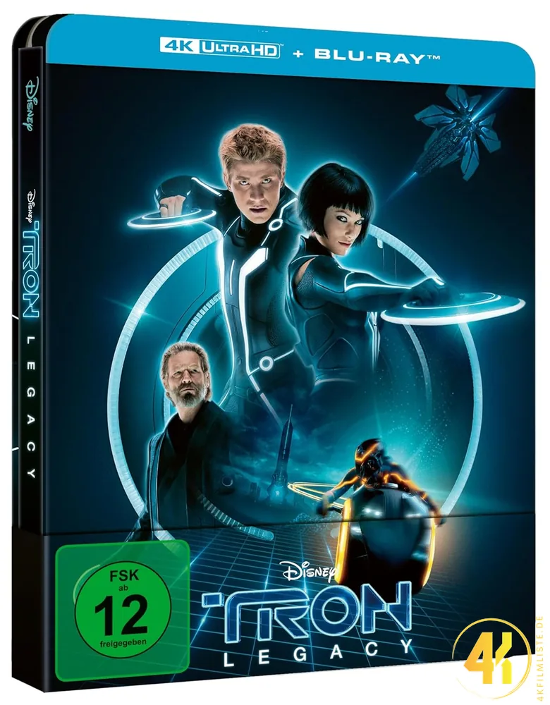 TRON Legacy 4K Steelbook Ultra HD Blu-ray Disc