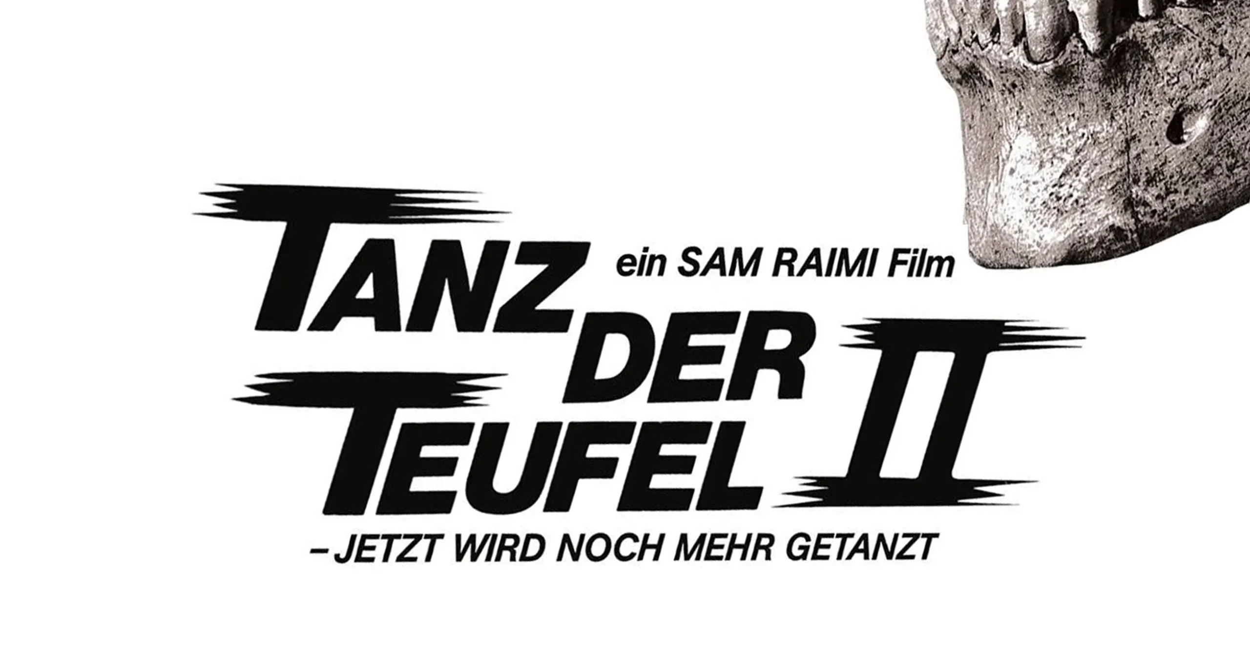 Tanz der Teufel 2 Logo mit Sam Raimi und Totenkopf