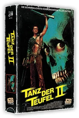 Tanz der Teufel 2 VHS Box Cover A Uncut 4K Blu-ray UHD Blu-ray Disc