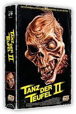 Tanz der Teufel 2 VHS Box Cover B Uncut 4K Blu-ray UHD Blu-ray Disc