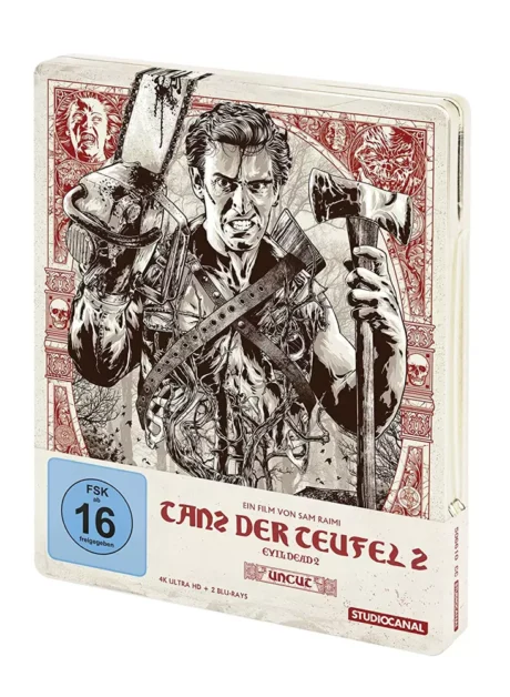 Tanz der Teufel 2 – Uncut – 4K Steelbook (UHD + Blu-ray Disc)