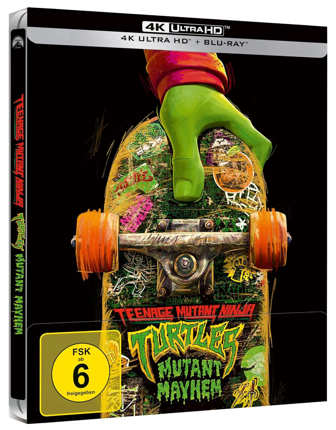 Teenage Mutant Ninja Turtles: Mutant Mayhem – 4K Steelbook (UHD + Blu-ray Disc)