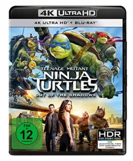 Teenage Mutant Ninja Turtles Out of the Shadows 4K Blu-ray UHD Blu-ray Disc