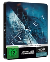 Deutsches Tenet 4K Steelbook Cover von Warner Home Video