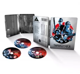 Terminator 2 Judgment Day - 4K Steelbook (3 Disc Edition) mit Front- und Backcover (inklusive Linda Hamilton, Arnold Schwarzenegger und Edward Furlong)