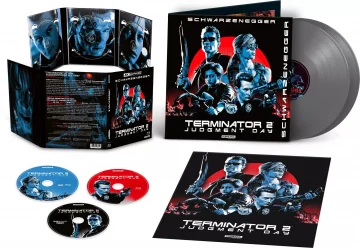 Terminator 2 - Limited Vinyl Edition mit Soundtrack von Brad Fiedel auf Schallplatte (UHD + 3D + Blu-ray Disc)