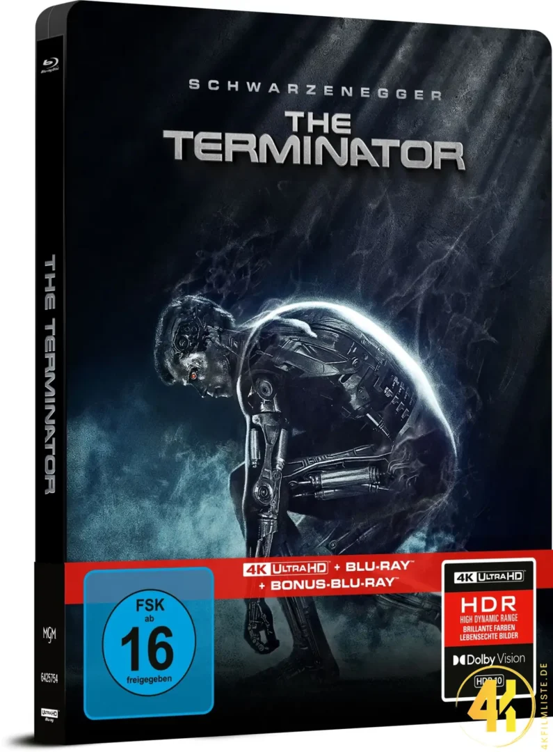 Terminator Cover B 4K Steelbook Ultra HD Blu-ray Disc