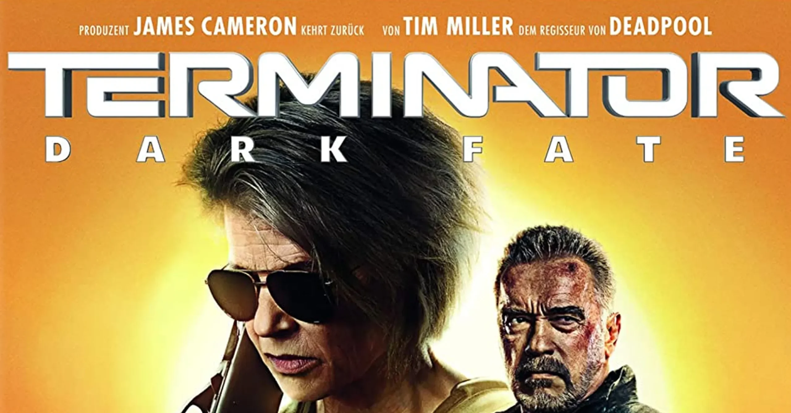 Terminator Dark Fate Cover mit Linda Hamilton und Arnold Schwarzenegger