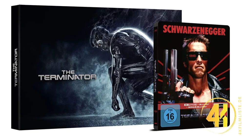 Terminator IconArt Cover A Capelight exklusiv 4K Steelbook Ultra HD Blu-ray Disc