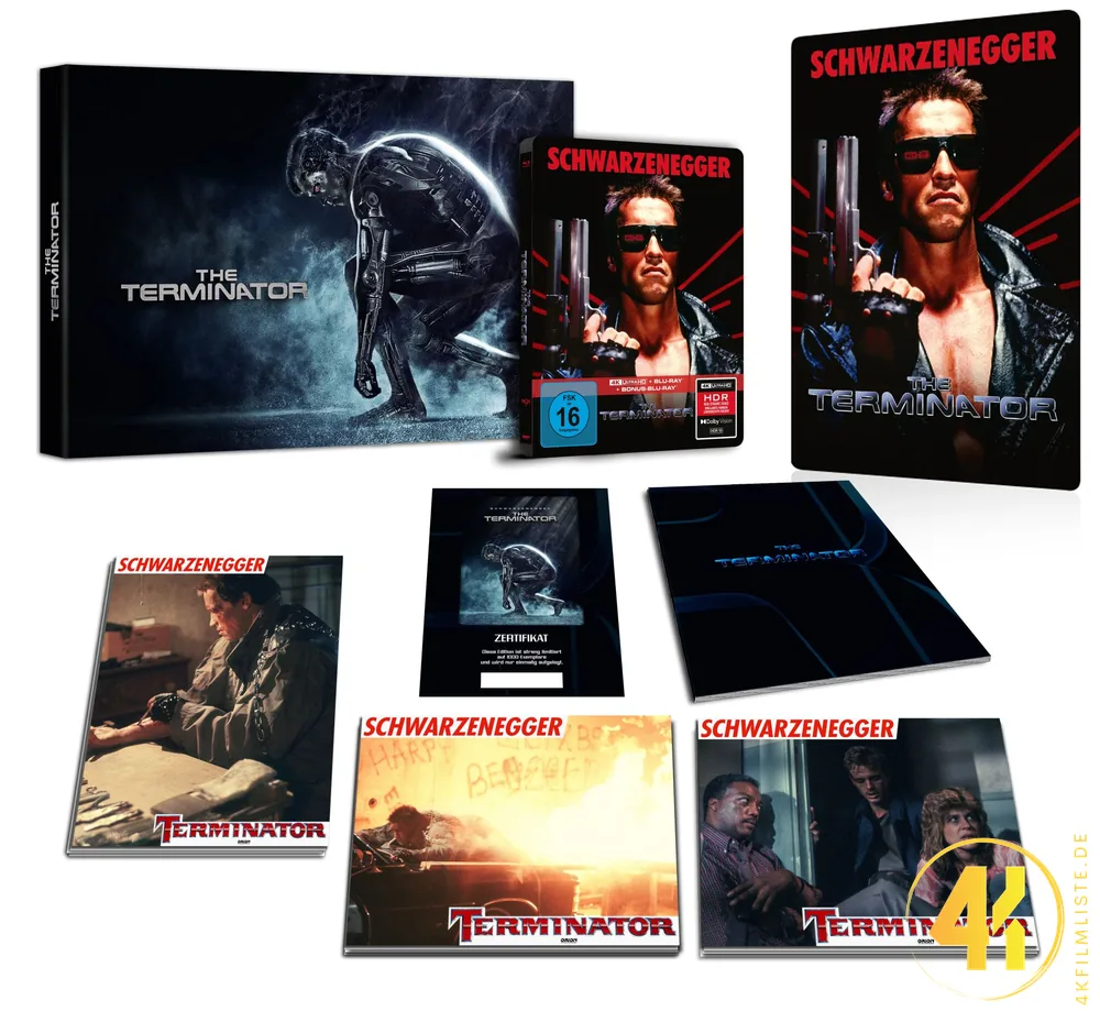 Terminator Iconart Cover A 4K Steelbook Ultra HD Blu-ray Disc