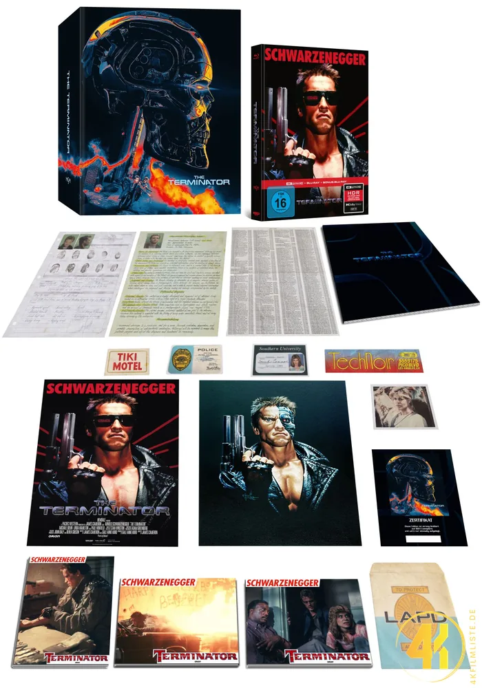 Terminator Ultimate Edition Cover A 4K Mediabook Ultra HD Blu-ray Disc 1