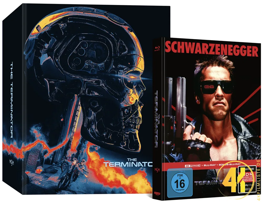 Terminator Ultimate Edition Cover A 4K Mediabook Ultra HD Blu-ray Disc