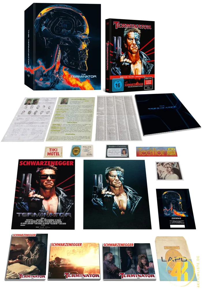 Terminator Ultimate Edition Cover B 4K Mediabook Ultra HD Blu-ray Disc