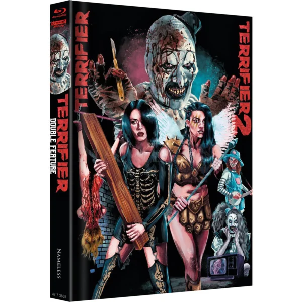 Terrifier & Terrifier 2 (Double Feature) – 4K Mediabook A (UHD + Blu-ray Disc)