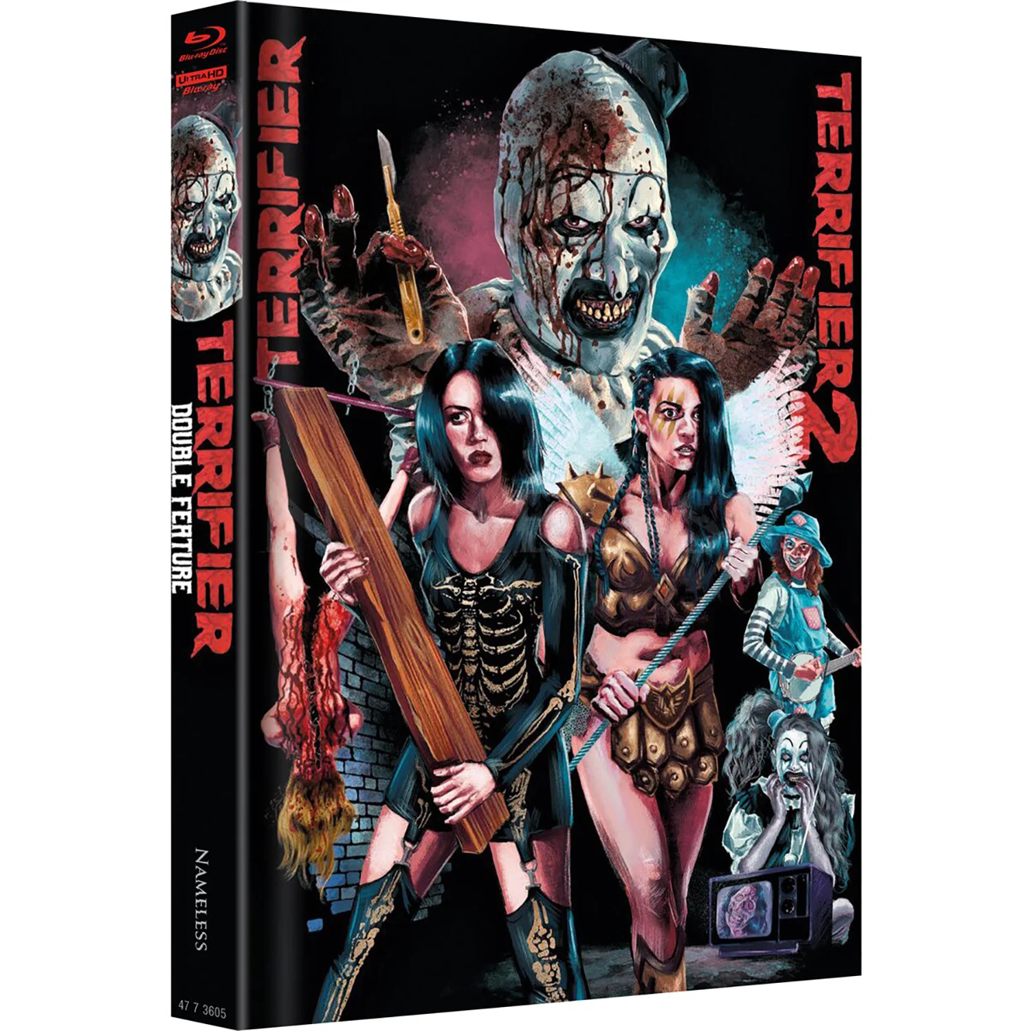 Terrifier & Terrifier 2 (Double Feature) – 4K Mediabook A (UHD + Blu-ray Disc)
